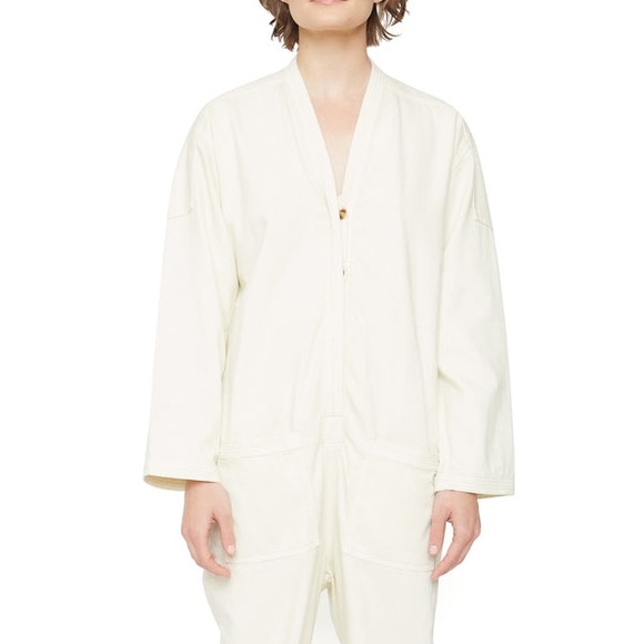 Sandrine Rose x Free People Kimono Denim Jumpsuit The Alpes, Size Small, NWT - Picture 2 of 12